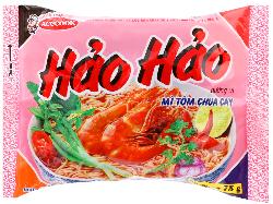 Hao Hao instant noodles sour and spicy