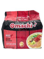 Mì Omachi vị bò hầm túi 5 gói