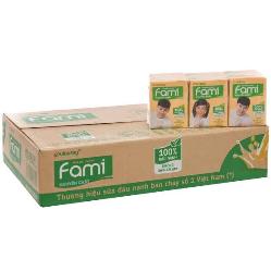 Sữa đậu nành Fami thùng 36 hộp nhỏ
