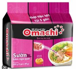  Mì Omachi sườn hầm ngũ quả túi 5 gói