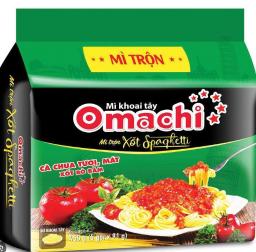 Mì trộn Omachi xốt Spaghetti - Túi 5 gói