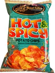 HOT N SPICY CHIPS 100G