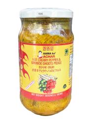 Nepali Dalla Tama Ko Achar (Hot Cherry Pepper & Bamboo Shoots Pickle) 380g