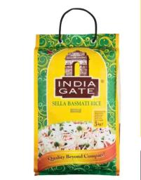 INDIA GATE BASMATI SELLA RICE 5 KG