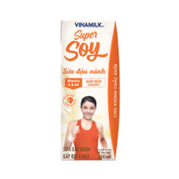 Sữa Đậu Nành Vinamilk Super Soy Gấp Đôi Canxi (Lốc 4 hộp)