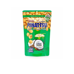 Snack nhân đậu phộng vị nước cốt dừa Pinattsu Oishi gói 100g