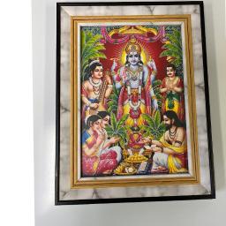 God Bishnu Picture with frame 