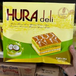 Hura deli bánh bông lan hương cốm