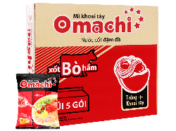 Mì Omachi xốt bò hầm thùng