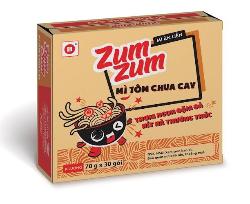 Mỳ gói Zum zum tôm chua cay 1thùng gồm 30 gói