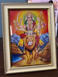 GOD DURGA PICTURE WITH FRAME 