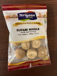 SUPARI WHOLE, BETEL NUT 100g