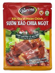 Xốt gia vị sườn xào chua ngọt Barona 80g