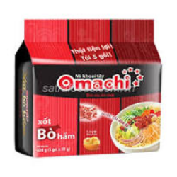 Mì Omachi khoai tây xốt bò hầm túi 5 gói