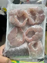 Cá lóc cắt khúc 1 khay 500g