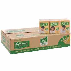 Sữa đậu nành Fami nguyên thùng 36 hộp x 200ml