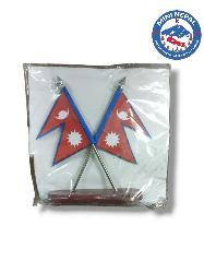 Nepali Flag with stand for car or home decoration