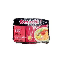 Mì khoai tây Omachi xốt bò hầm túi gồm 6 gói 80g