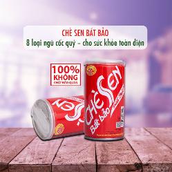 Chè sen bát bảo đóng lon