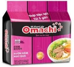 Mì Omachi Vị Sườn Hầm Ngũ Quả (Túi 5 gói)