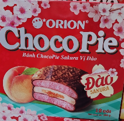 BÁNH CHOCOPIE ORION VỊ ĐÀO