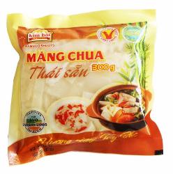 Măng chua Kim Bôi thái sẵn gói 300g