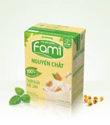 Sữa Đậu Nành Fami Nguyên Chất (Lốc 200ml*6)